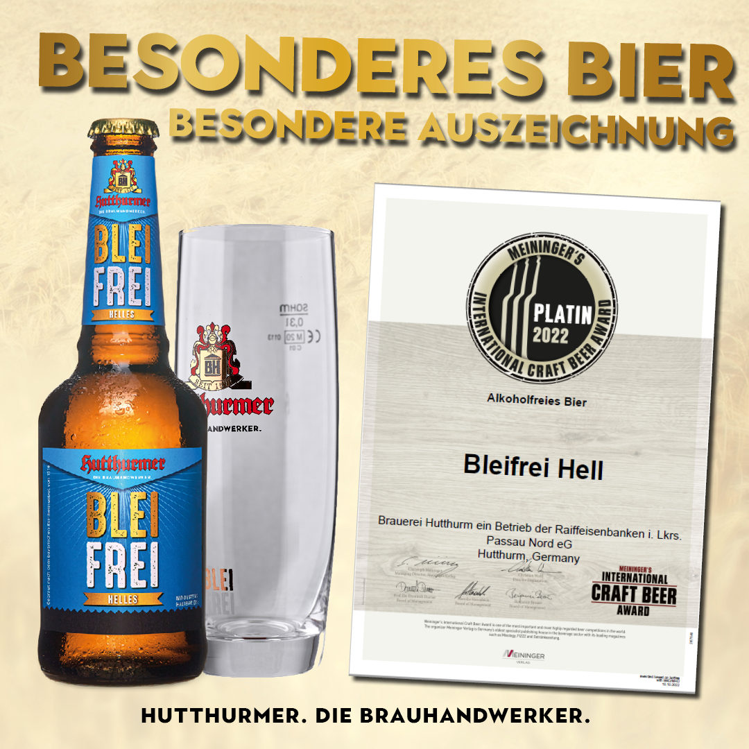 Bleifreies Helles der Brauerei Hutthurm